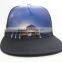 Custom popular photo print trucker hat, mesh snapback