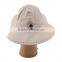 Wholesale fishing used custom made big brim white cotton bucket hat