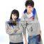 Wholesale hooded couple lover sweatshirt/sublimation sweatshirt