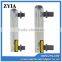 LZM-20J acrylic 5 GPM variable area panel mounted industrial water rotameter flow meter / NPT feed liquid flow meter