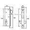 Door Lock Aluminum Alloy Electric Dead Bolt Door Lock