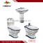 Embossment Ceramic Decorated two piece Toilet ,sanitary ware toilet set