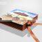 perfume paper packaging carton box with ribbon