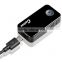 bluetooth wireless receiver adapter 3.5mm stereo music receiver for speakers black