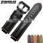 newest bracelet cool handmade 24*16mm leather watch band fashion belt