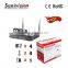cctv camera system H.264 video coding 2 array led 40m infrared distance 8ch wireless nvr kit