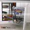 TKK 2 Layer Stainless Steel Kitchen Wire Storage Sliding Shelf