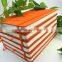 orange thermo pu hardcover a5 thick notebook with 120sheets