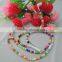 Imitation Jewelry Fashion Gold Acrylic Bead Necklace Earphone