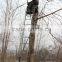 adjustable galvanized steel hunting tree stand