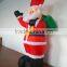 DJ-XT-39 inflatable waving Santa Claus chirstmas decoration in hot sale