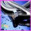 H-01 stainless steel double spiral flexible best selling shower hose