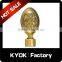 KYOK Classical simple design curtain finials,golden color wrought iron curtain finials