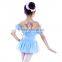 C2132 hot sale blue ballet costumes for girls wholesale kids ballet dance costumes