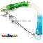 9-27/32"(250mm) Mix Color Expandable Coil With Metal Hook for Mobile Phone Straps