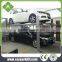 four post and double level garage car storage lift for parking and repairing purpose using