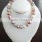 Fine costume jewelry-fresh water pearl beads necklace Customized hot sell large single pearl necklace