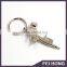 Custom design shiny nickle special shape key holder