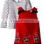 (CS807#)OEM Service Children Clothing 2pcs Baby girl set Polka Dot top and dress set 2pcs Baby girl set