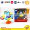 New design plastic rainbow kids piano with drum music instrument toy