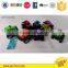 Defferent design promotion 5CM Solid and transparent color pull back cartoon car toys for kids