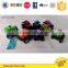 Defferent design promotion 5CM Solid and transparent color pull back cartoon car toys for kids