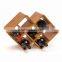 New Design W Shape 8 Bottle Tabletop Bamboo Wine Rack Wholesale