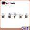 decorative glass curtain rod flower finial