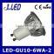 spotlight 6w gu10 led light, low price gu10 led