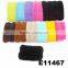 custom soft wide thick colored cotton elastic hair tie wholesale