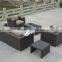 Luxury Round Rattan Large Garden Use Sofa Set and Wicker Outdoor Furniture