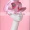 Special Pink Ladies Rhinestone Satin Ribbon Church Hats Wholesale                        
                                                Quality Choice