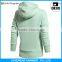 OEM Womens Custom Cheap Good Shape Cotton Pullover Zipper Hoodie