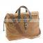 Wholesale Waterproof Waxed Canvas Briefcase With Leather Trim