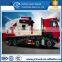 Most famous thick plate howo 8x4 truck with loading crane supplier
