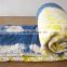 Tie-Dye Shibori Print Indigo Blue & Yellow Jaipuri Razai Handmade Cotton Filling Quilt