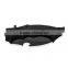 stainless steel tactical folding knife with Black Blade & black aluminum handle
