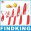 Beauty Gifts Zirconia Kitchen Knife Set Ceramic Fruit Knife Set 3" 4" 5" 6" Inch+ Peeler+Covers