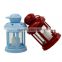 New Poppas BS10 decorative battery powered plastic candle hurricane