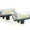 High Power Error Free 18 SMD 3528 LED License Plate Light Lamp For Toyota Crown led tail license plate light super white