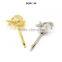 2015 Simple fashionable nautical style gold and silver shell and starfish hairpin