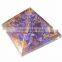 Violet Orgone Crystal Dye Energy Pyramid : Wholesale Orgonite Pyramid