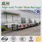 3 Axle 500mm Low Chassis for Heavy-duty Equipment Transport Trailer Low Bed Semi Truck Trailer