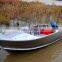 5.5m length marine aluminum boat with wheel