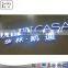 LED Backlit Custom Made Stainless Steel Company Logo Sign
