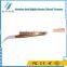 BST-158 Highly Precise Stainless Steel Curved Tweezers Yellow