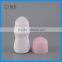 Plastic roll on deodorant empty bottle