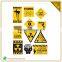 Customed Plastic Bag Electrical Warning Label Labels In Guangdong