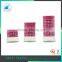 Eco-friendly Red Stainless Steel Glass Storage Jars Home