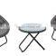 Garden Sytle PE Rattan Whicker 3 Piece Set Leisure Furniture